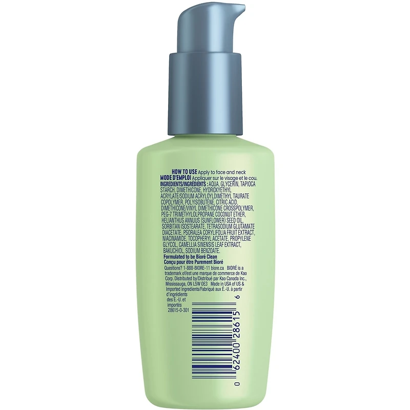 Bioré Clean Detox Hydrating Moisturizer, for Normal to Combination Skin