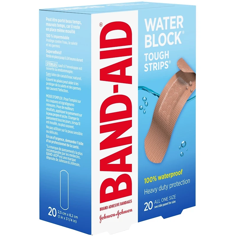 Pansements adhésifs Water Block Tough Strips