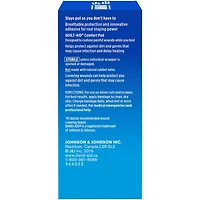 BAND-AID® Brand TRU-STAY™ Clear Strips COMFORT-FLEX® Bandages, Assorted Sizes, 45 Count