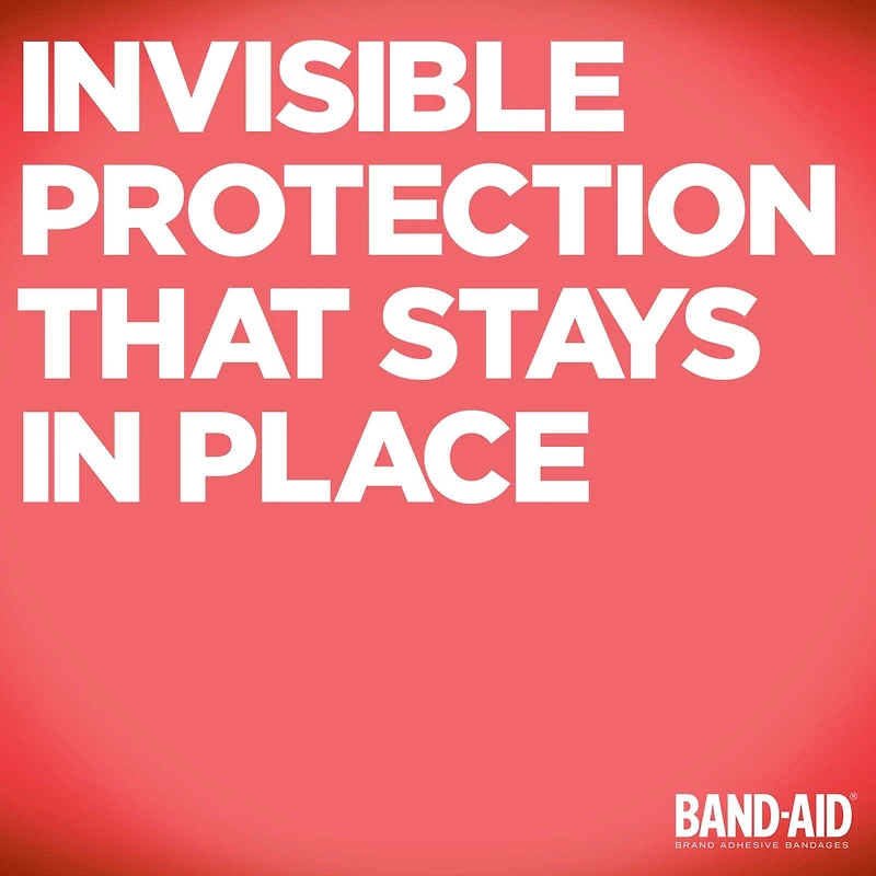 BAND-AID® Brand TRU-STAY™ Clear Strips COMFORT-FLEX® Bandages, Assorted Sizes, 45 Count