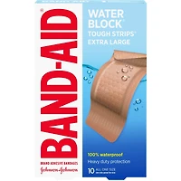 Pansements adhésifs Water Block Tough Strips, très grands