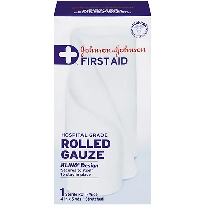 Rolled First Aid Gauze, 10 Centimetres by 4.5 Metres