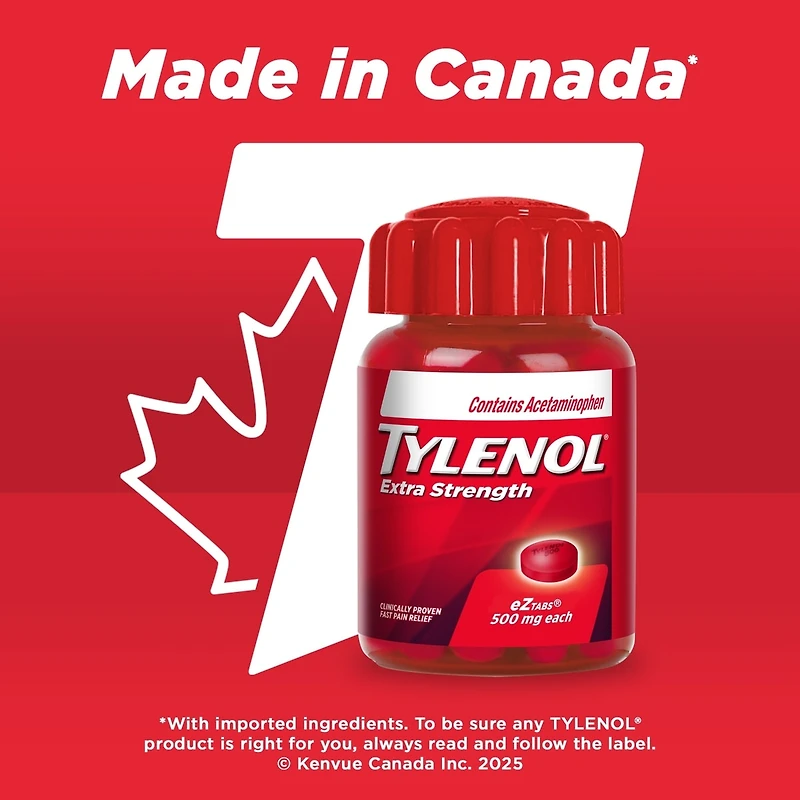 Extra Strength Pain Relief Acetaminophen 500mg EZTabs