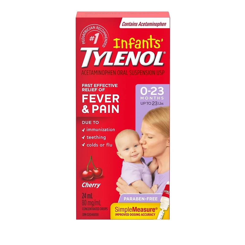 Infants' Medicine, Fever & Pain Drops