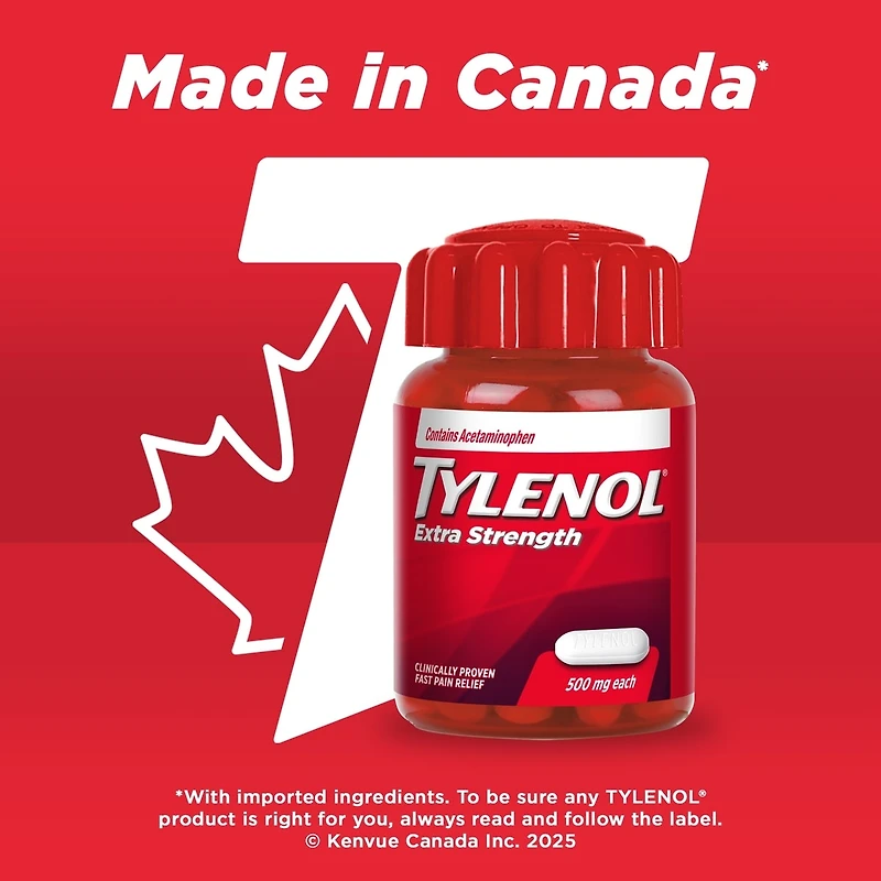 Extra Strength Pain Relief Acetaminophen 500mg