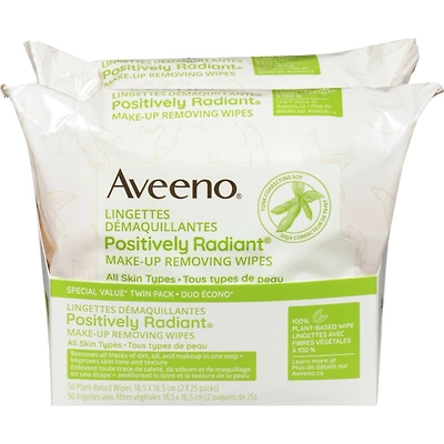 Active Naturals® Positively Radiant® Make-up Removing Wipes Duo Pack