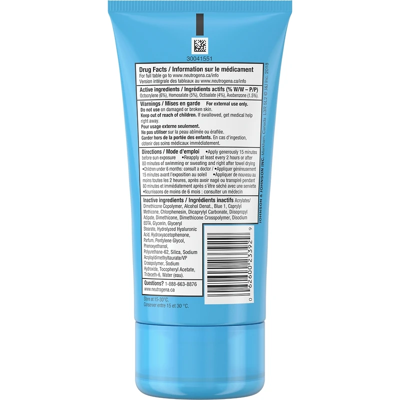 Hydro Boost Lotion écran solaire hydro-gel au FPS 30