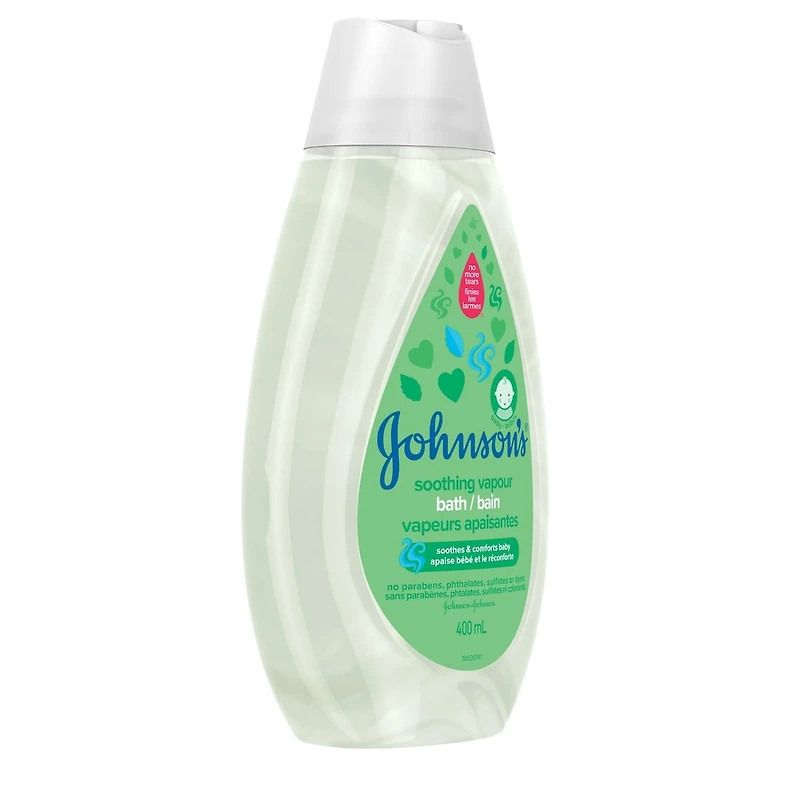Johnson's Baby Vapor Bath, Soothing Baby Wash with Eucalyptus 400mL