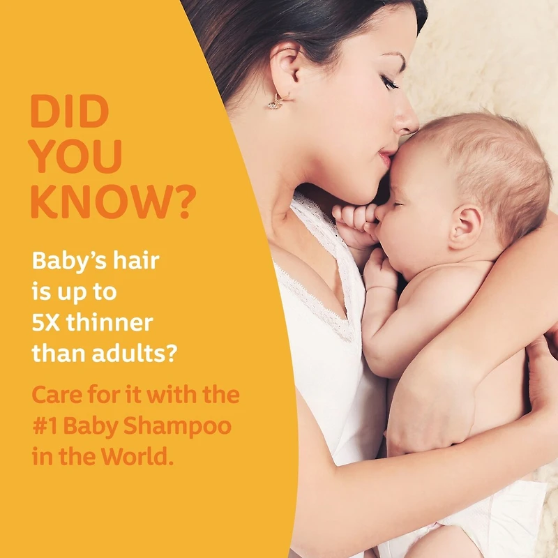 Johnson's Baby Shampoo, Paraben and Tear Free and Mild 600mL