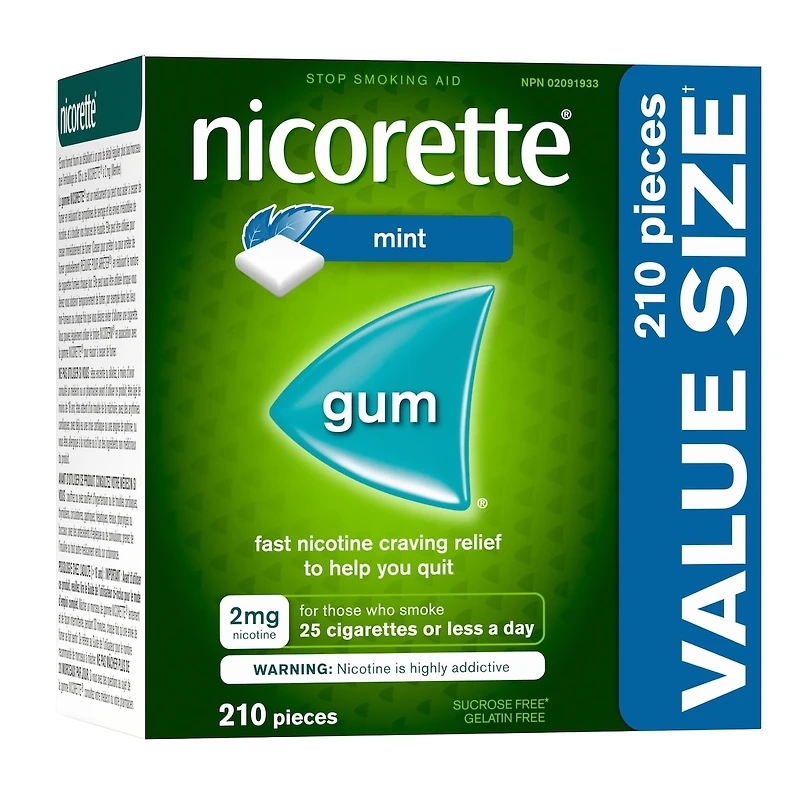 Gomme menthe Frissons extrêmes, 2 mg