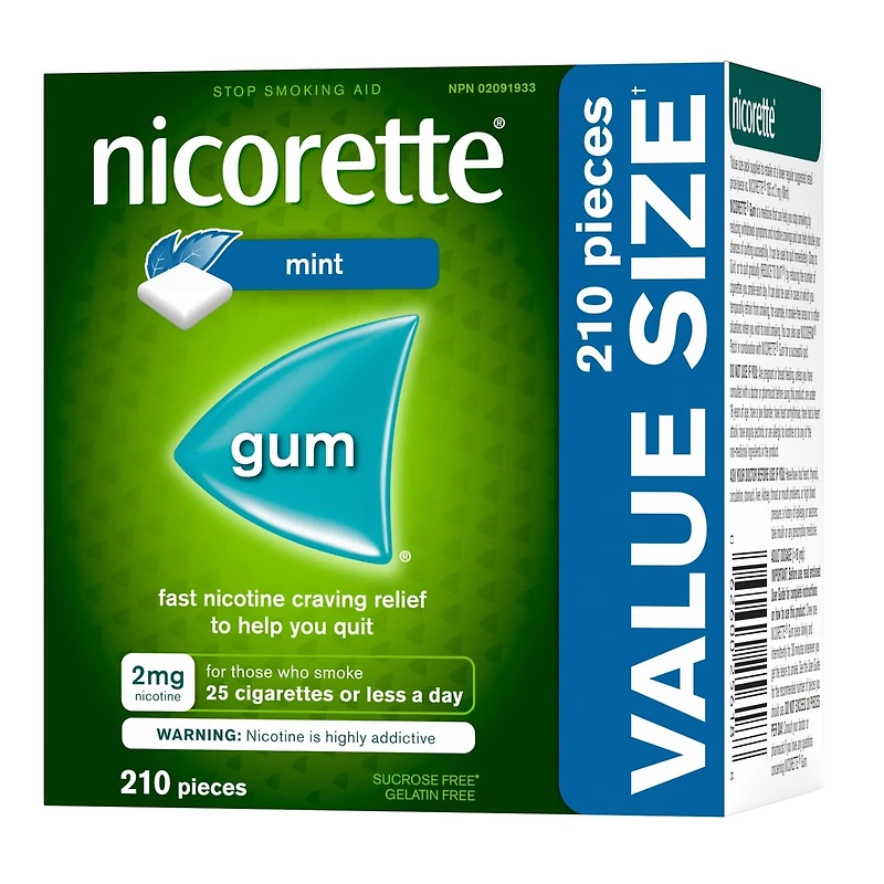 Gomme menthe Frissons extrêmes, 2 mg