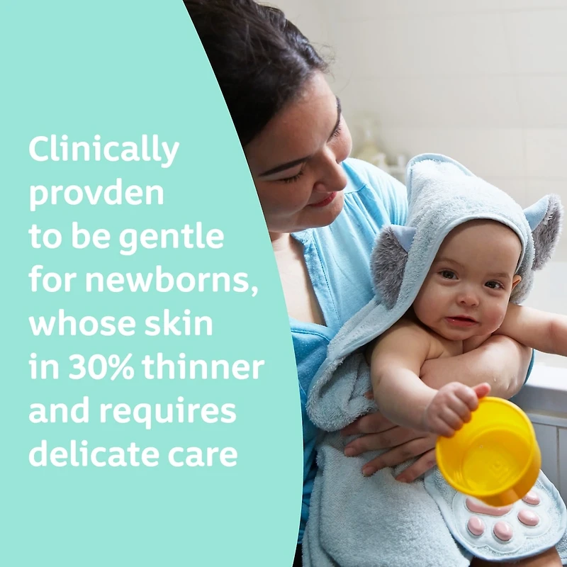 Johnson's Nettoyant et shampoing DouxCoton, pour nouveau-nés 400mL