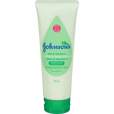 Johnson's Baby Creamy Oil Lotion with Aloe Vera & Vitamin E 236mL