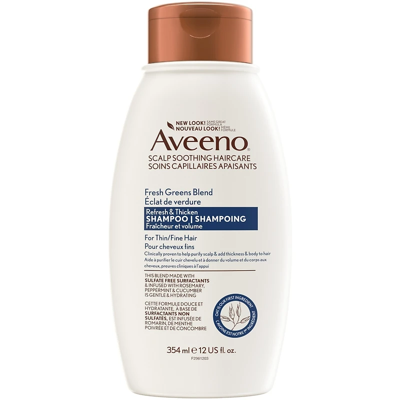 Cucumber & Rosemary Natural Volumizing Shampoo
