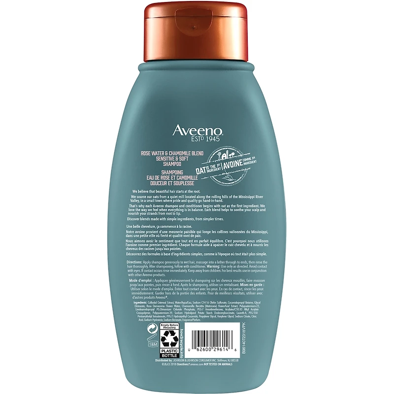 Rose Water & Chamomile Shampoo