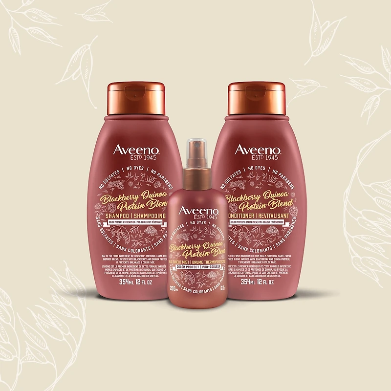 Shampoing protège-couleur aux mûres sauvages et au quinoa