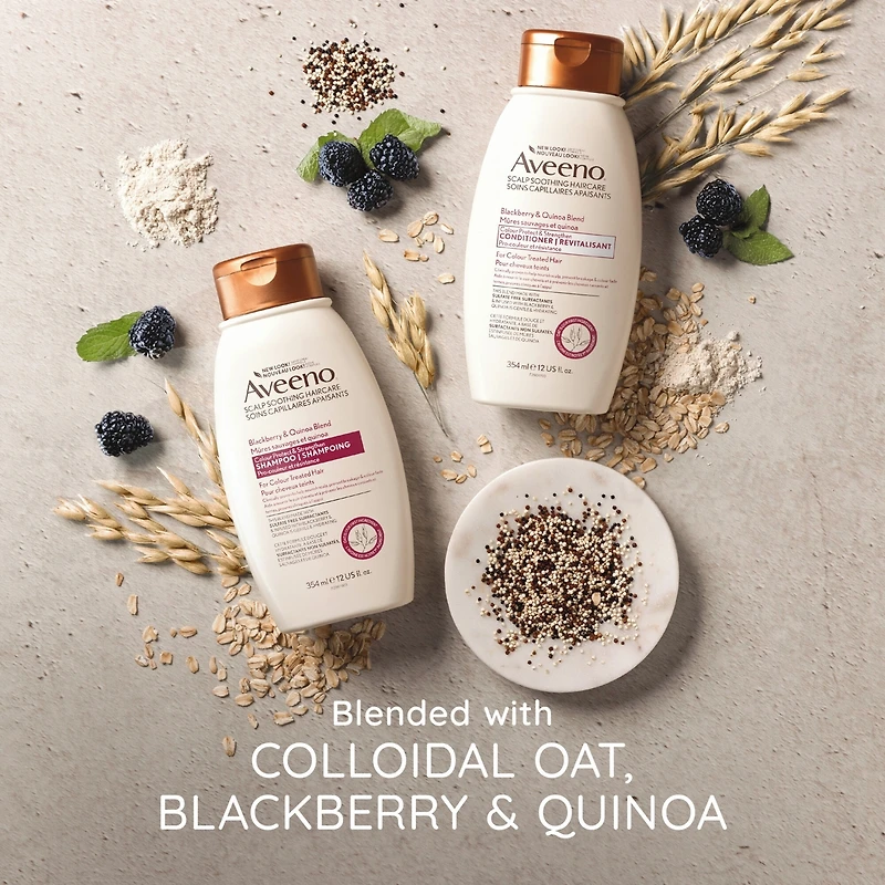 Shampoing protège-couleur aux mûres sauvages et au quinoa