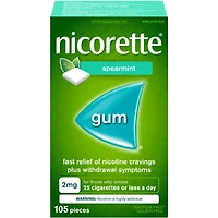 Gomme à mg de nicotine