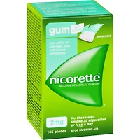 Gomme à mg de nicotine
