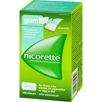 Gomme à mg de nicotine