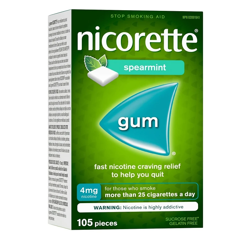 Gomme à 4 mg de nicotine