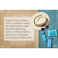 HydroBoost Facial Cleansing Makeup Remover Wipes with Hyaluronic Acid, compostable wipes made with 100% plant-based fibers