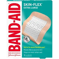 Band-Aid Pansements Flexi-contour, très grands,  7 ea