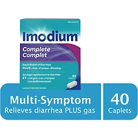 Complet Caplets Antidiarrhéiques qui Soulagent Les Gaz