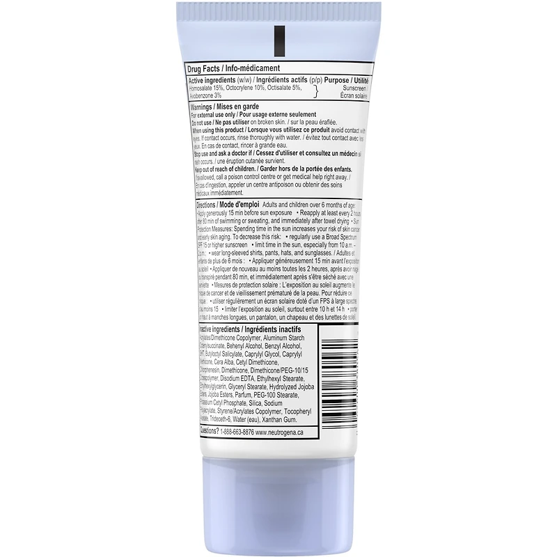 Neutrogena Ultra Sheer Écran solaire Sec au toucher FPS 60