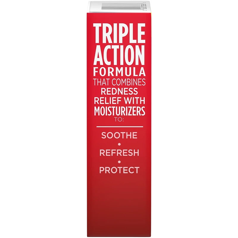 Gouttes oculaires  Triple action - polyéthylèneglycol et chlorhydrate de tétrahydrozoline - Sécheresse, rougeur, fatigue et irritation des yeux