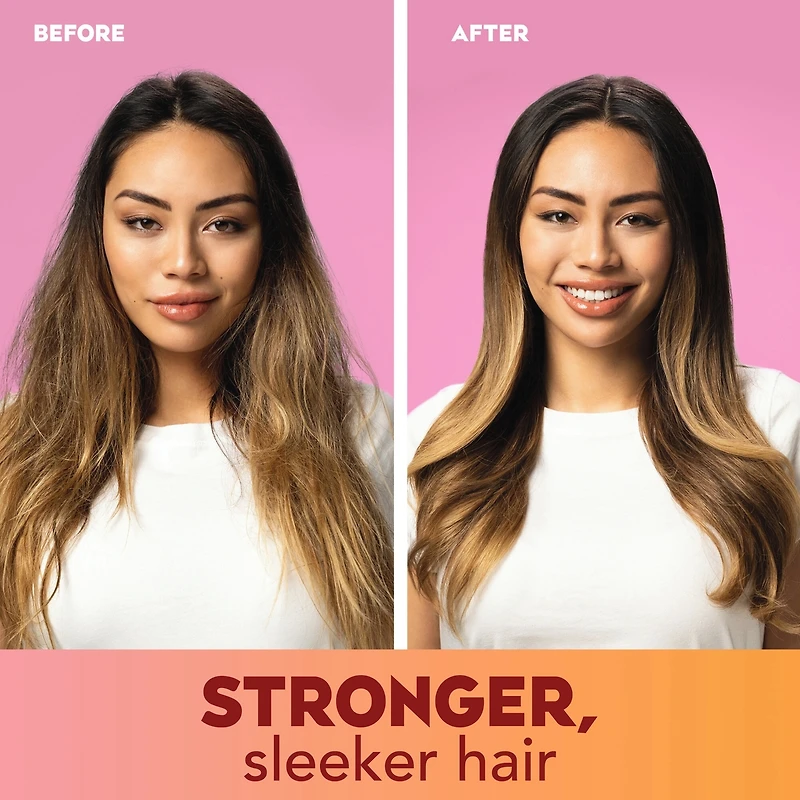 Frizz-Free + Keratin Smoothing Oil Miracle Gloss Spray, 5 in 1, De-frizz Hair, Shiny Hair, Keratin, Argan Oil