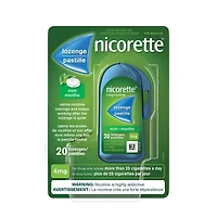 Nicotine Lozenges, 4mg, Mint, 20 Count