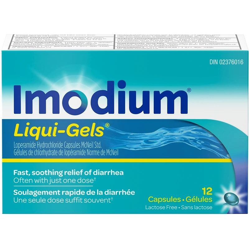 IMODIUM LIQUI-GELS 12 gélules