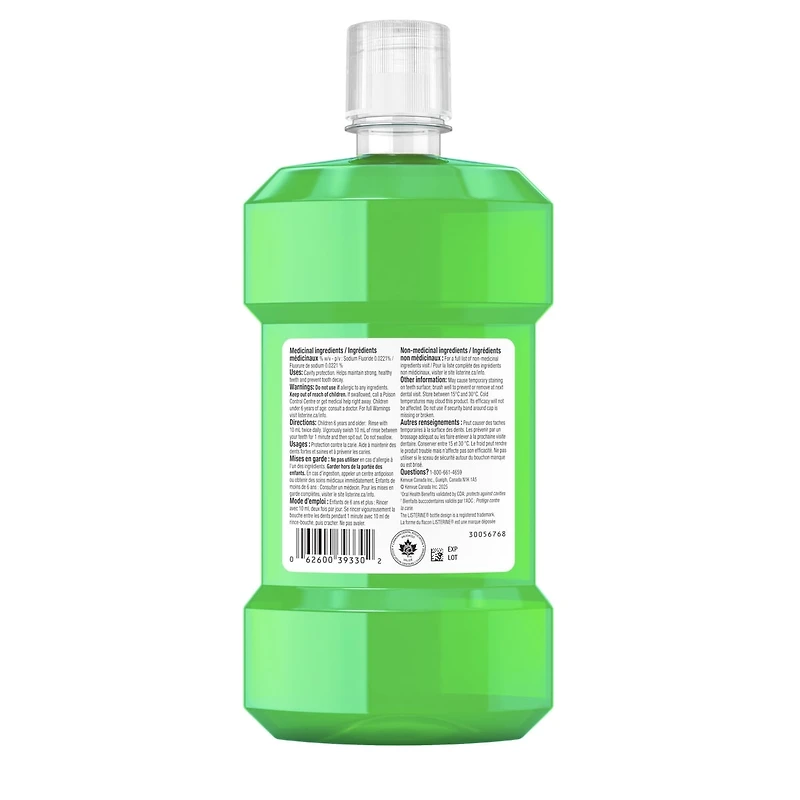 Smart Rinse Kids Mouthwash, Mint, Alcohol-Free, 500mL