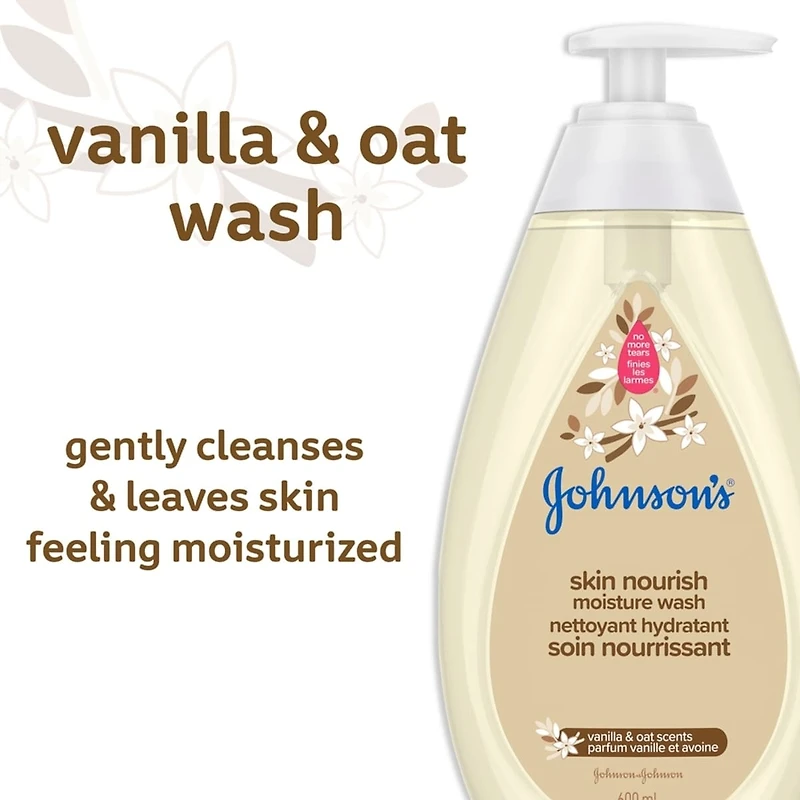 Skin Nourish Moisture Vanilla & Oat Body Wash for Sensitive Skin