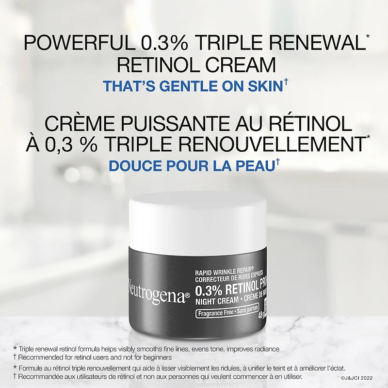 Rapid Wrinkle Repair 0.3% retinol Pro Night Cream