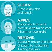 Timbre antiacné Hydro Seal, Timbre hydrocolloïde, Soin Visage pour les boutons
