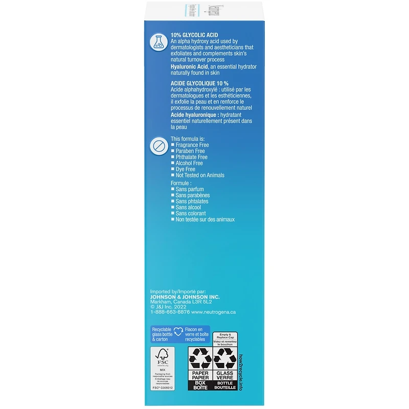 Soin peeling de nuit  Hydro Boost+ Acide glycolique