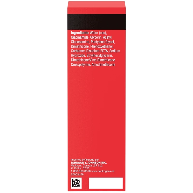 Sérum de niacinamide Texture irrégulière