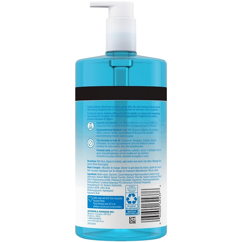 Gel nettoyant hydratant Hydro Boost