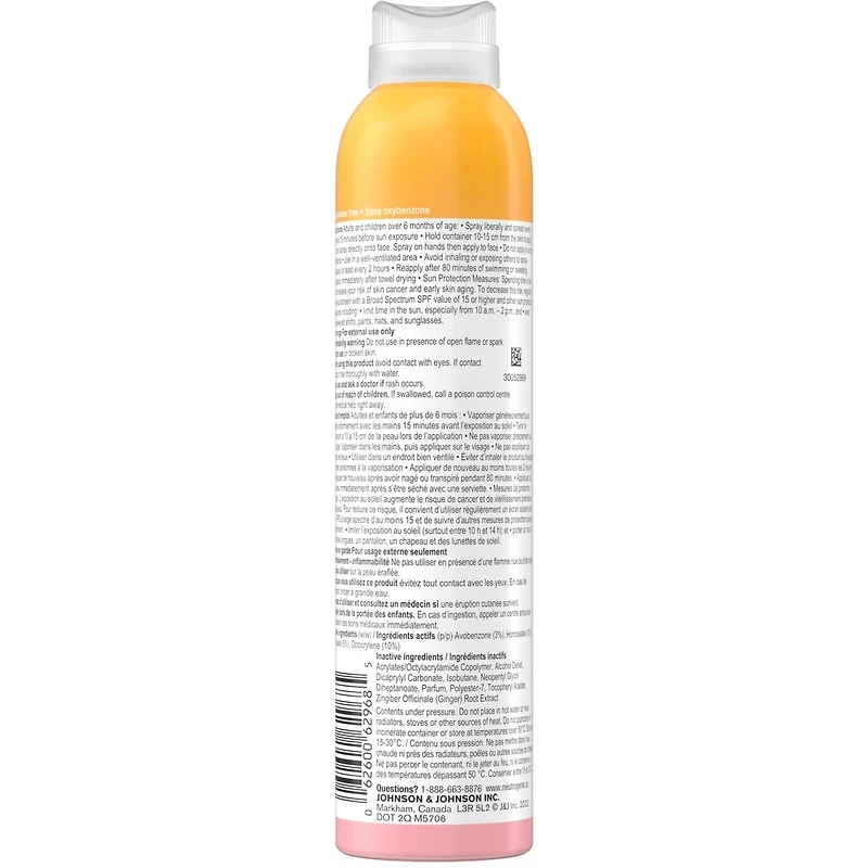Invisible Daily Defense Body Mist Sunscreen Spf 50+
