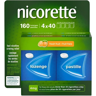 Nicotine Lozenges, 4mg, Fresh Fruit