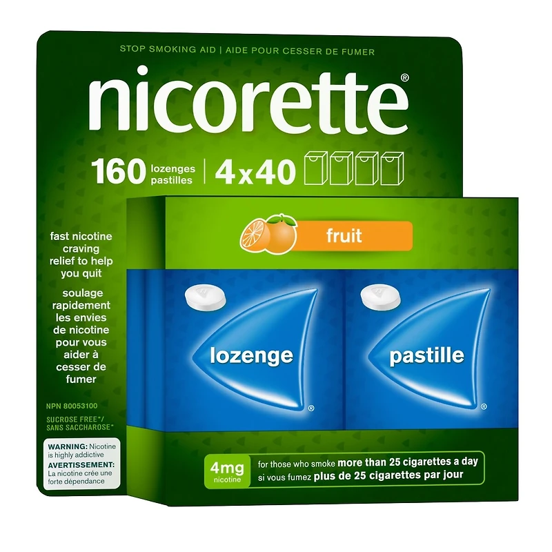 Pastilles Fruit frais 4 mg