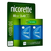 Nicotine Lozenges, 2mg, Mint, 80 Count