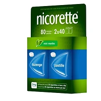 Nicotine Lozenges, 2mg, Mint, 80 Count