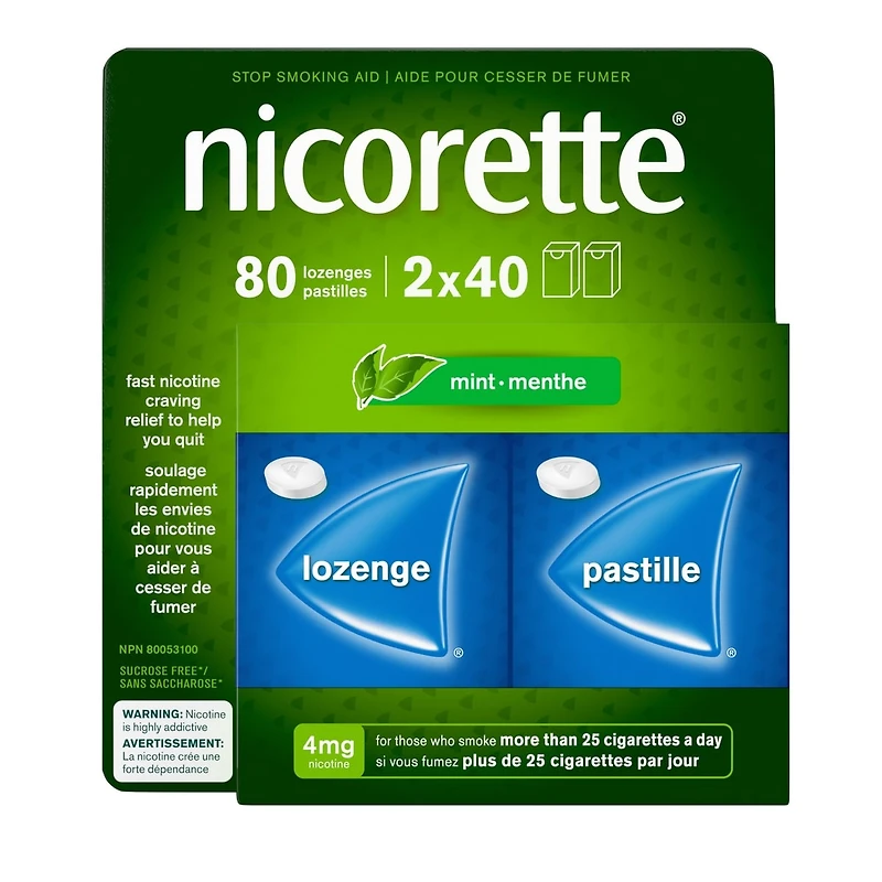 Nicotine Lozenges, 4 mg, Fresh Fruit