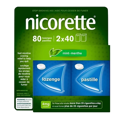 Nicotine Lozenges, 4 mg, Fresh Fruit
