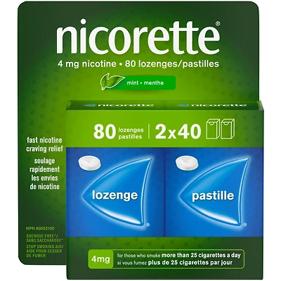 Nicotine Lozenges, 4 mg, Fresh Fruit