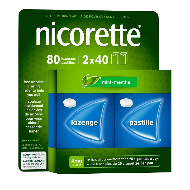 Nicotine Lozenges, 4 mg, Fresh Fruit
