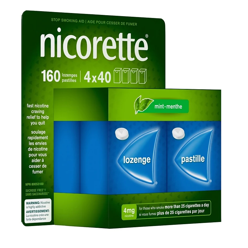 Nicotine Lozenges, 4mg, Mint